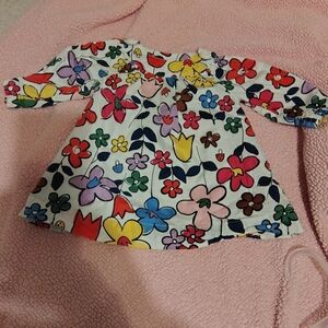 Hanna Andersson Colorful Floral Baby Dress